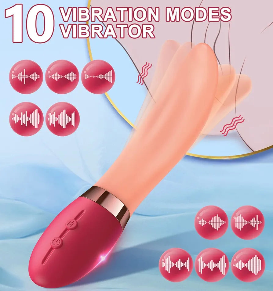 Tongue Vibrator - 10 Modes - Rechargable